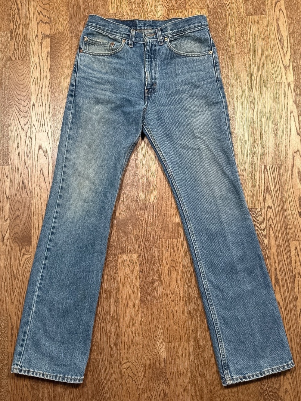 Vintage Y2K Levi's 517 Made in USA Bootcut Distressed Denim Jeans Mens 31